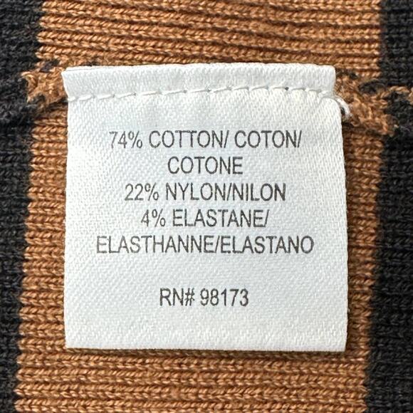 W by Worth Color Block Striped Scoop Neck Sweater Women Small Pop of Color - Picture 8 of 8